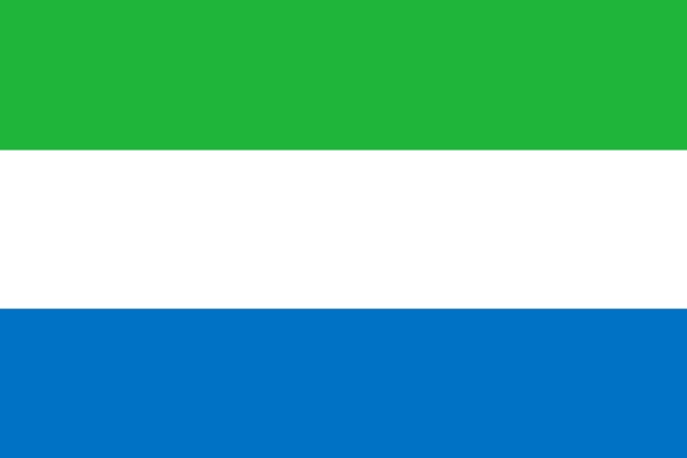 bandiera Sierra Leone, visto per l'Italia